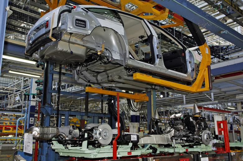 usine de production de la Citroën C6